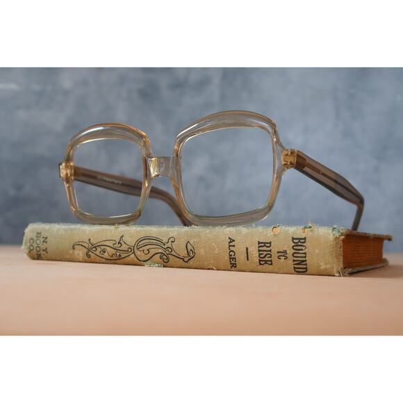 Vintage 1960s Eyeglasses SJ Frame France NOS Retro Grandma Chic Pop Art main image 6